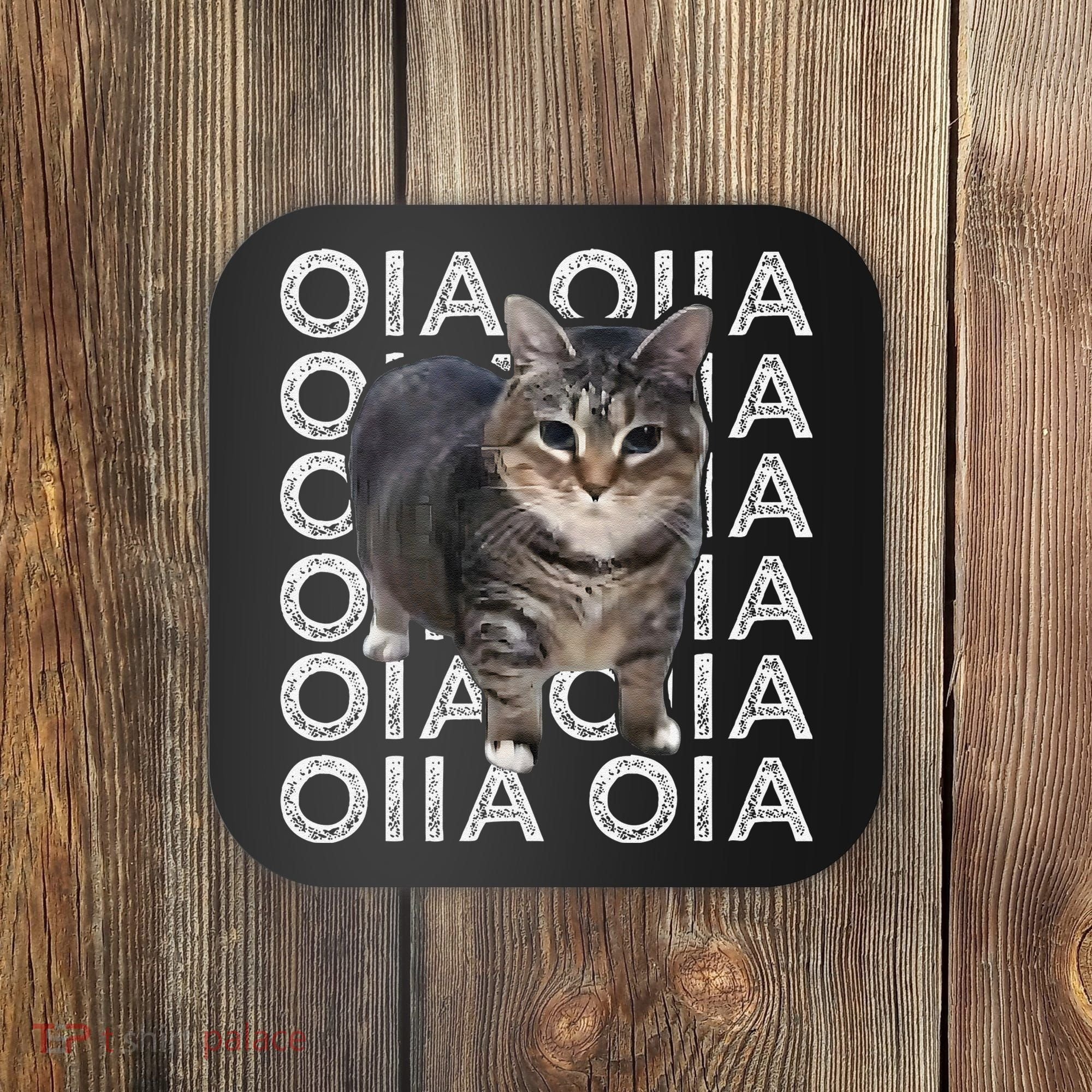 Oia Cat Meme I Wake Up Engage In Tomfoolery Oiia Cat Spinnin Coaster