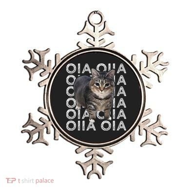 Oia Cat Meme I Wake Up Engage In Tomfoolery Oiia Cat Spinnin Ornament