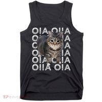 Oia Cat Meme I Wake Up Engage In Tomfoolery Oiia Cat Spinnin Tank Top thumb 0