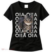 Oia Cat Meme I Wake Up Engage In Tomfoolery Oiia Cat Spinnin Women's T-Shirt thumb 0