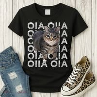 Oia Cat Meme I Wake Up Engage In Tomfoolery Oiia Cat Spinnin Women's T-Shirt thumb 3