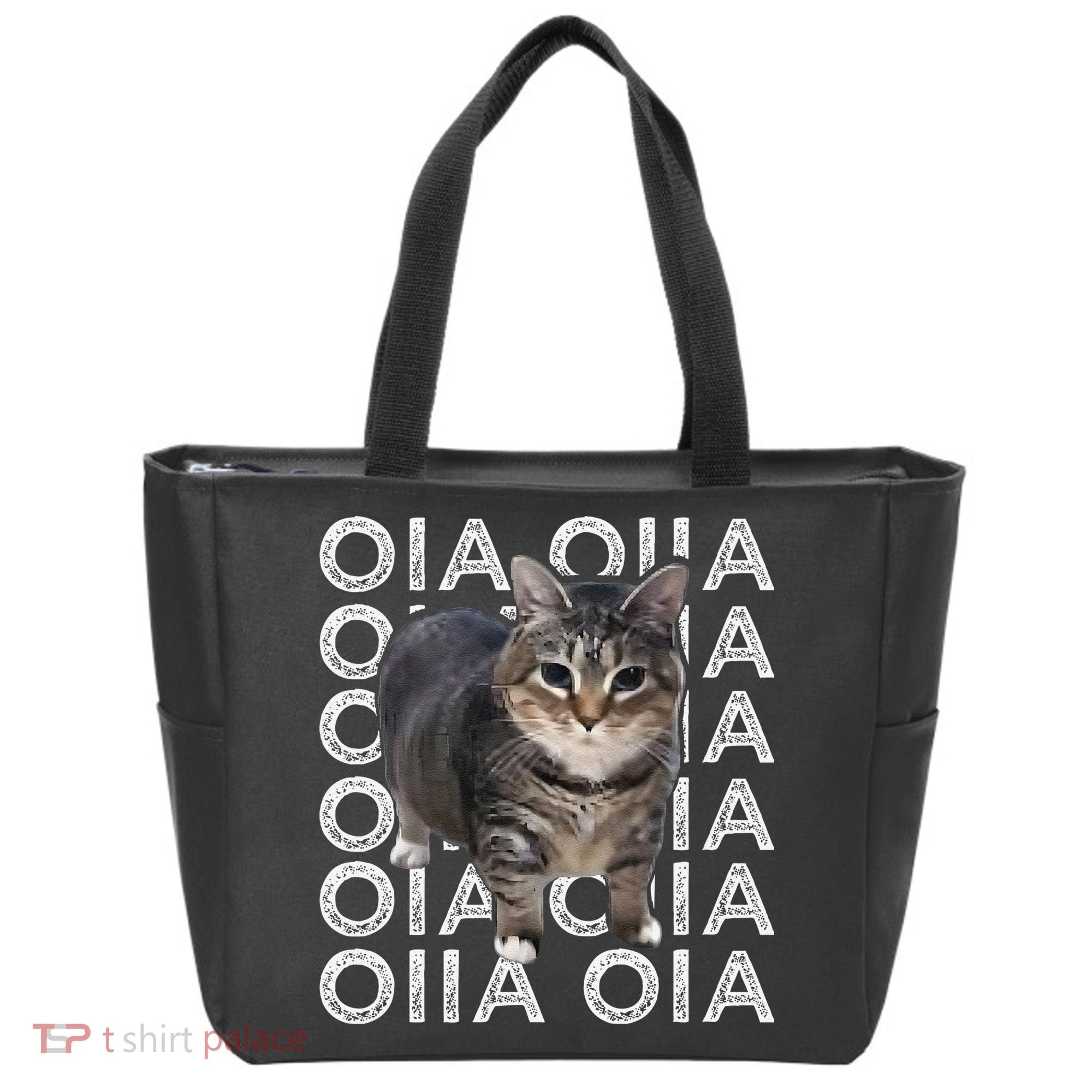 Oia Cat Meme I Wake Up Engage In Tomfoolery Oiia Cat Spinnin Tote Bag