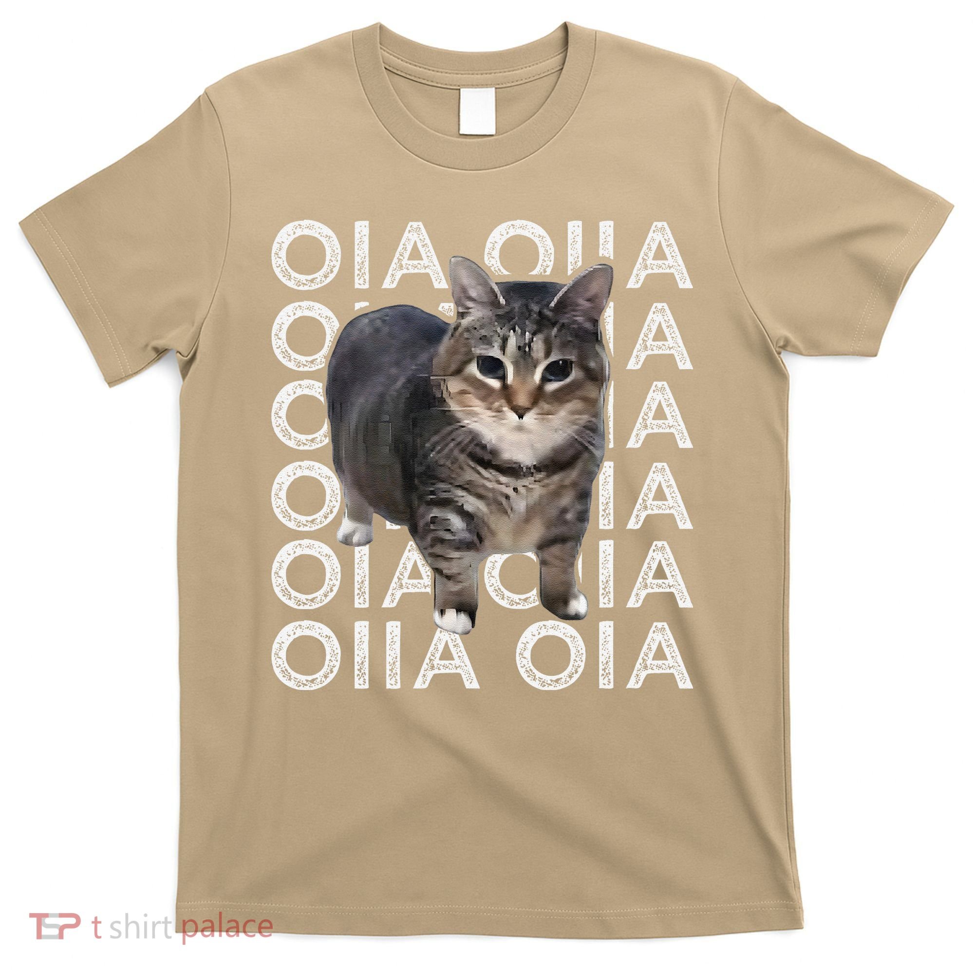 Oia Cat Meme I Wake Up Engage In Tomfoolery Oiia Cat Spinnin T-Shirt