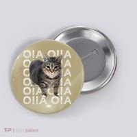Oia Cat Meme I Wake Up Engage In Tomfoolery Oiia Cat Spinnin Button thumb 0