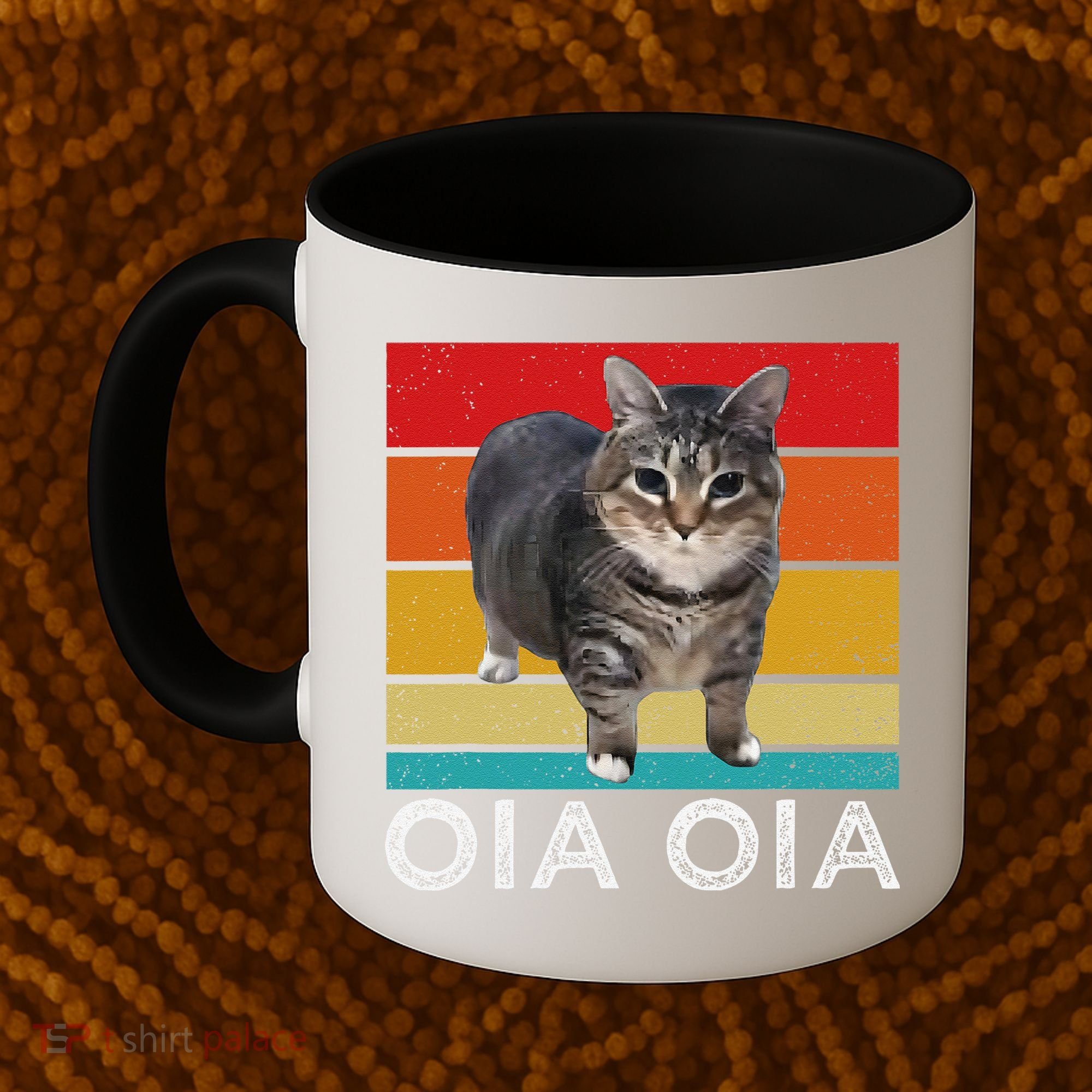 Oia Cat Meme I Wake Up Engage In Tomfoolery Oiia Cat Spinnin Coffee Mug