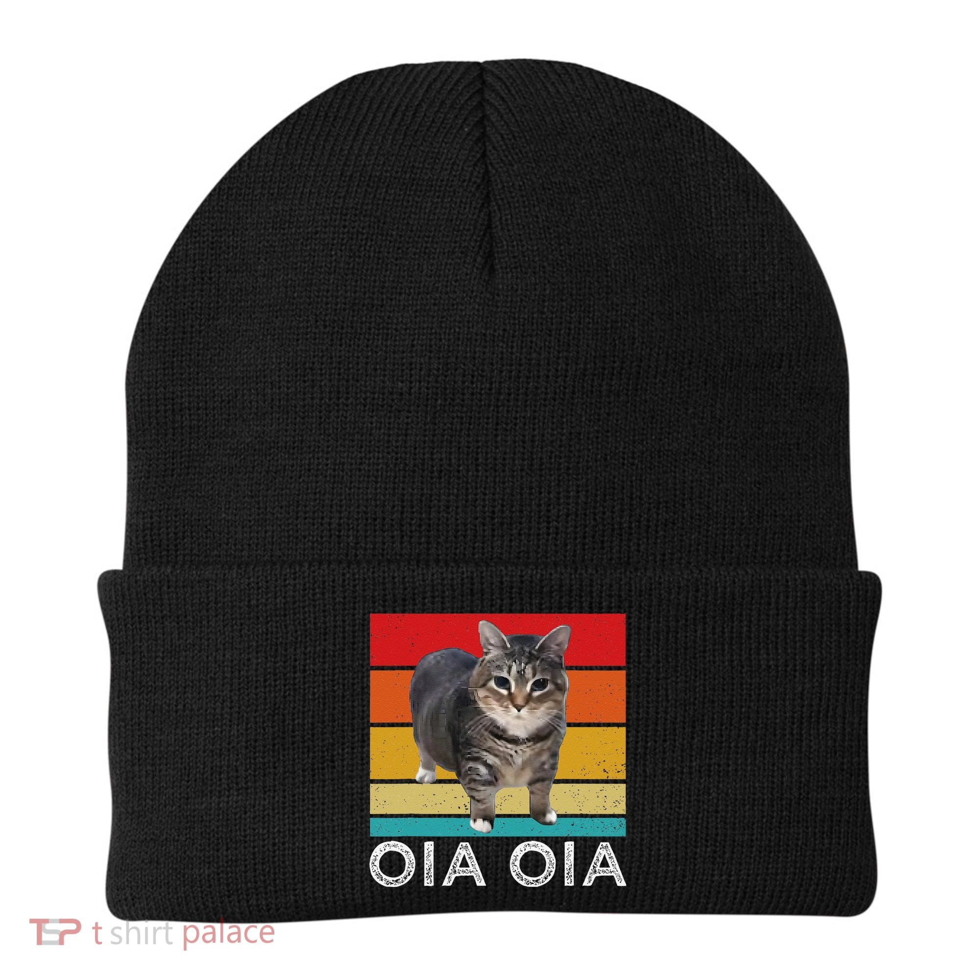 Oia Cat Meme I Wake Up Engage In Tomfoolery Oiia Cat Spinnin Beanie