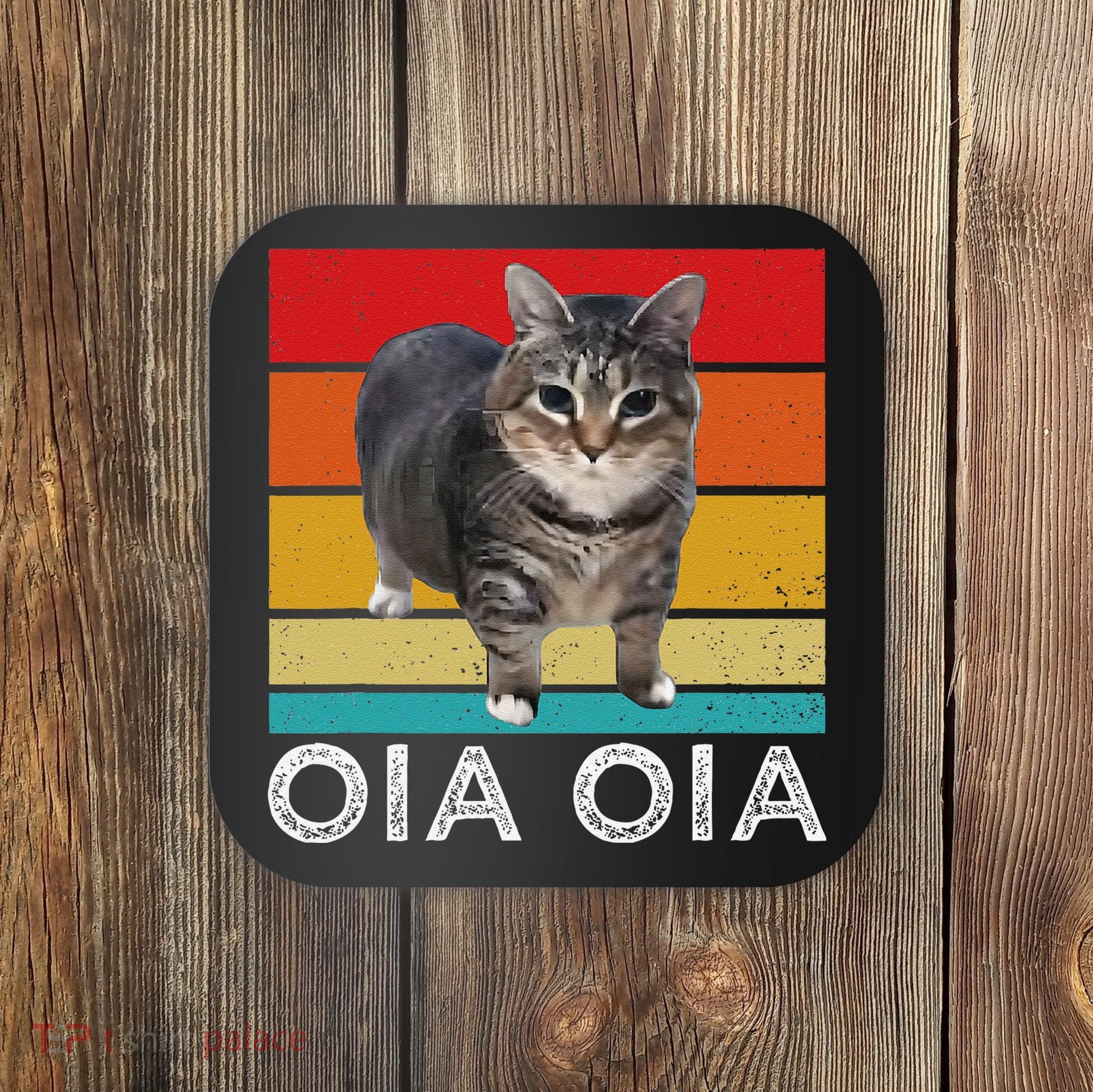 Oia Cat Meme I Wake Up Engage In Tomfoolery Oiia Cat Spinnin Coaster