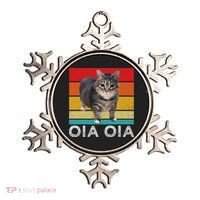 Oia Cat Meme I Wake Up Engage In Tomfoolery Oiia Cat Spinnin Ornament thumb 0
