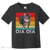 Oia Cat Meme I Wake Up Engage In Tomfoolery Oiia Cat Spinnin Toddler T-Shirt thumb 0