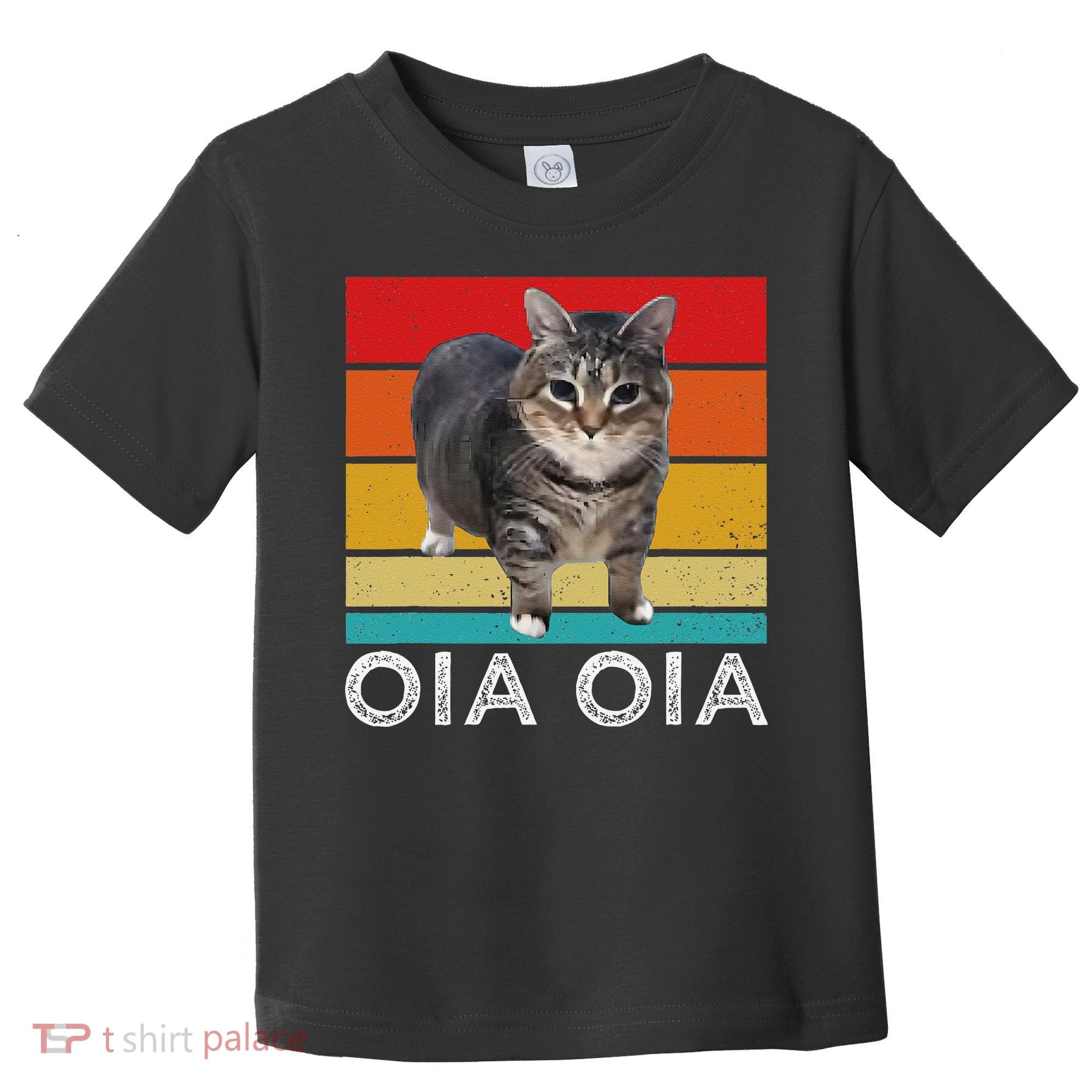 Oia Cat Meme I Wake Up Engage In Tomfoolery Oiia Cat Spinnin Toddler T-Shirt