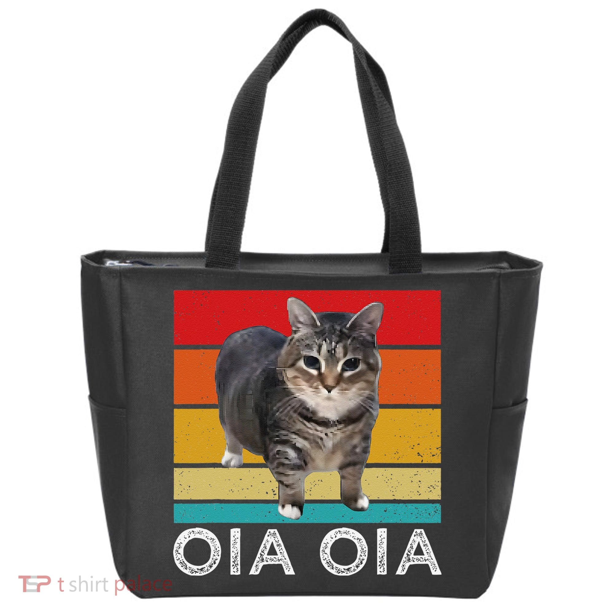 Oia Cat Meme I Wake Up Engage In Tomfoolery Oiia Cat Spinnin Tote Bag