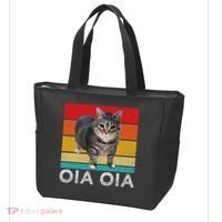 Oia Cat Meme I Wake Up Engage In Tomfoolery Oiia Cat Spinnin Tote Bag thumb 3