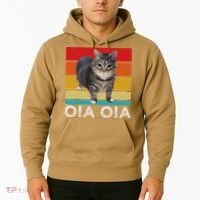 Oia Cat Meme I Wake Up Engage In Tomfoolery Oiia Cat Spinnin Hoodie thumb 2