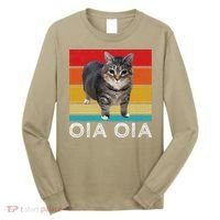 Oia Cat Meme I Wake Up Engage In Tomfoolery Oiia Cat Spinnin Long Sleeve Shirt thumb 0