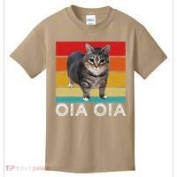 Oia Cat Meme I Wake Up Engage In Tomfoolery Oiia Cat Spinnin Kids T-Shirt thumb 0