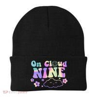 On Cloud Nine Flower Happy 9th Birthday 9 Years Old Funny Beanie thumb 0