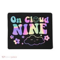 On Cloud Nine Flower Happy 9th Birthday 9 Years Old Funny Mousepad thumb 0