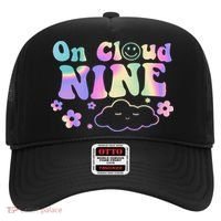 On Cloud Nine Flower Happy 9th Birthday 9 Years Old Funny Hat thumb 0