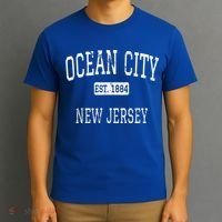 Ocean City New Jersey NJ Vintage T-Shirt thumb 3