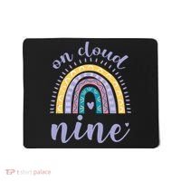 On Cloud Nine 9th Birthday 9 Years Old Rainbow Mousepad thumb 0
