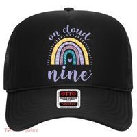 On Cloud Nine 9th Birthday 9 Years Old Rainbow Hat thumb 0