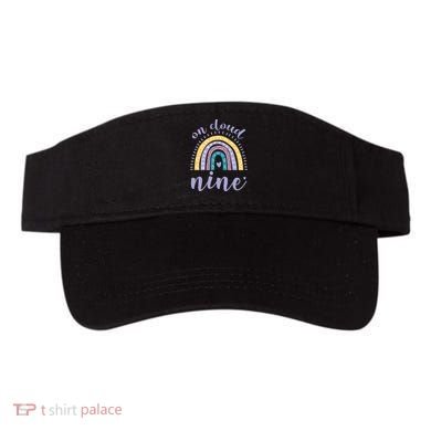 On Cloud Nine 9th Birthday 9 Years Old Rainbow Visor