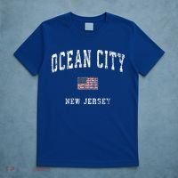 Ocean City New Jersey Nj American Flag Sports T-Shirt thumb 5