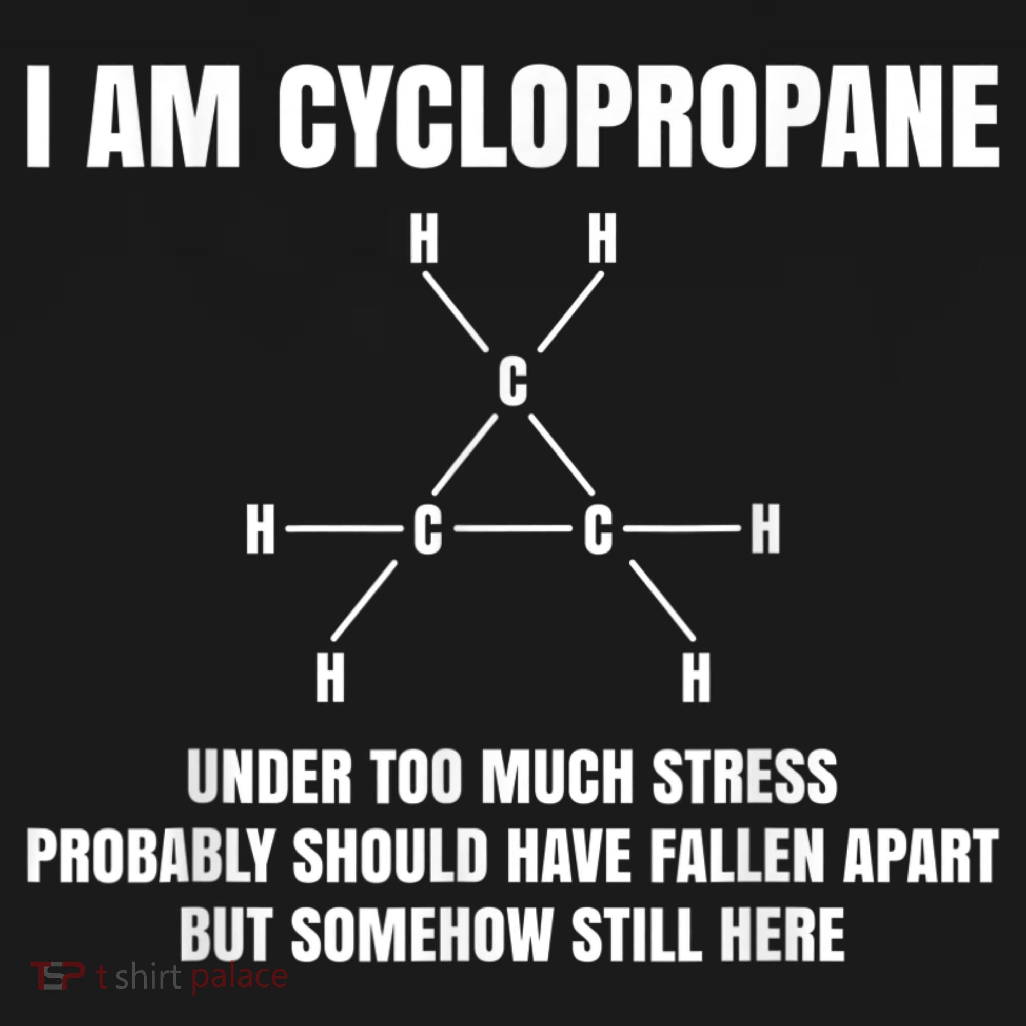 Organic Chemistry Nerd Cyclopropane Stress Joke Mousepad