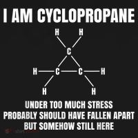 Organic Chemistry Nerd Cyclopropane Stress Joke Baby Bodysuit thumb 2