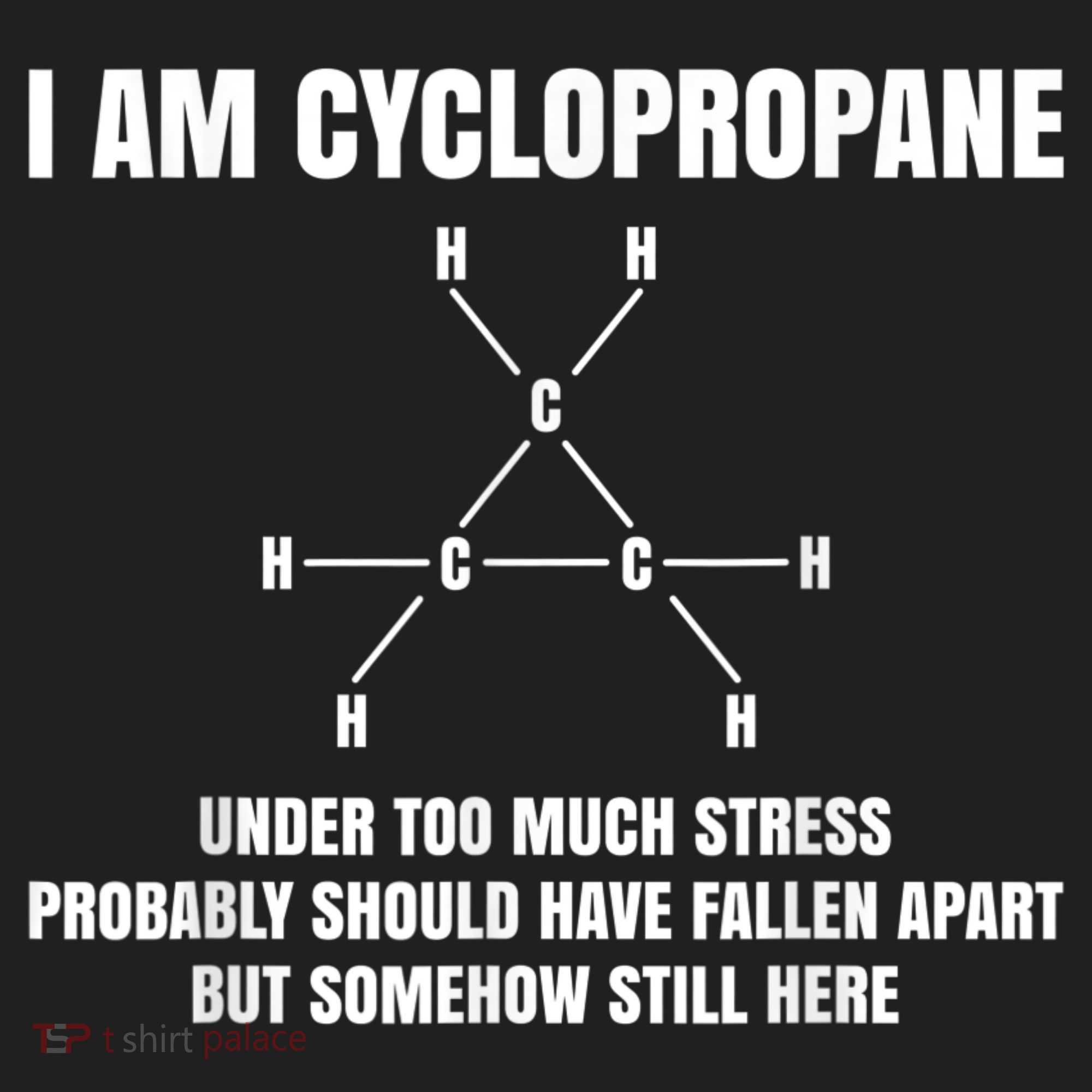Organic Chemistry Nerd Cyclopropane Stress Joke Hat