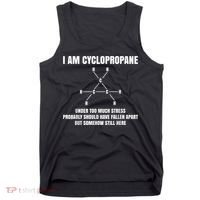 Organic Chemistry Nerd Cyclopropane Stress Joke Tank Top thumb 0