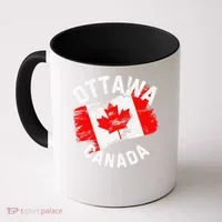 Ottawa Canada Ontario Canadian Maple Leaf Flag Coffee Mug thumb 0