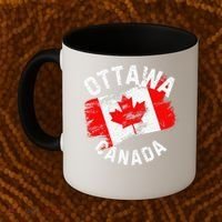 Ottawa Canada Ontario Canadian Maple Leaf Flag Coffee Mug thumb 2