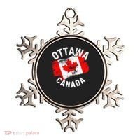 Ottawa Canada Ontario Canadian Maple Leaf Flag Ornament thumb 0