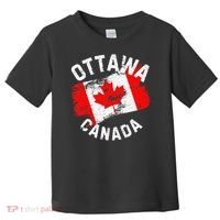 Ottawa Canada Ontario Canadian Maple Leaf Flag Toddler T-Shirt thumb 0