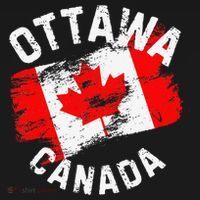 Ottawa Canada Ontario Canadian Maple Leaf Flag Women's Long Sleeve Shirt thumb 2