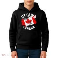 Ottawa Canada Ontario Canadian Maple Leaf Flag Kids Hoodie thumb 4