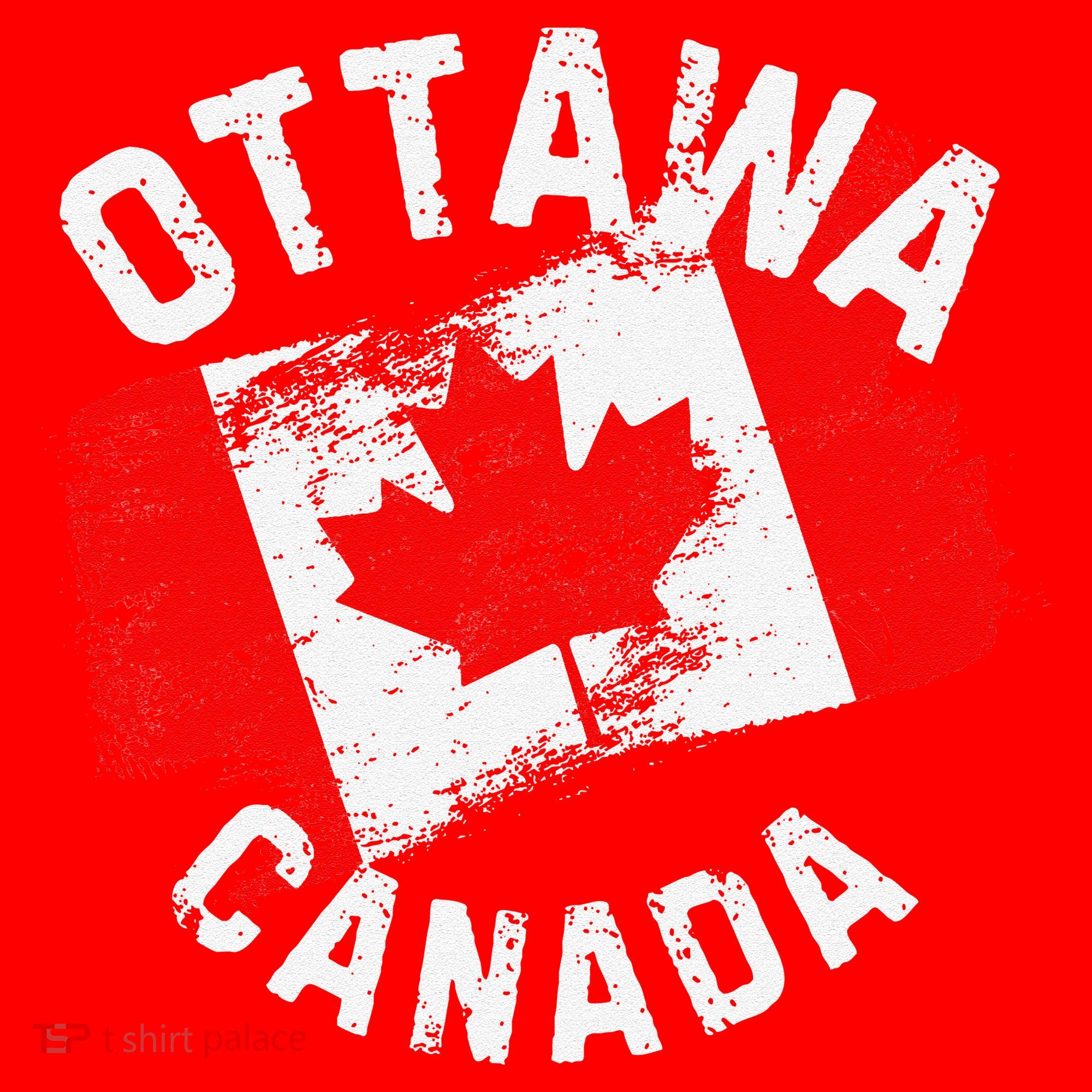 Ottawa Canada Ontario Canadian Maple Leaf Flag Santa Hat