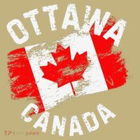Ottawa Canada Ontario Canadian Maple Leaf Flag T-Shirt thumb 7