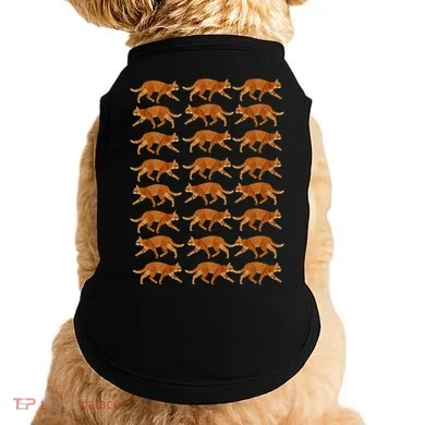 Orange Cat  Orange Tabby Cat lovers pattern Doggie Tank