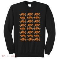Orange Cat  Orange Tabby Cat lovers pattern Sweatshirt thumb 0