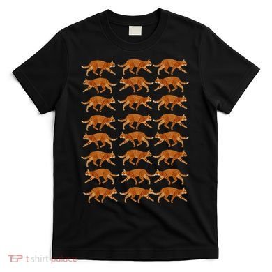 Orange Cat  Orange Tabby Cat lovers pattern T-Shirt