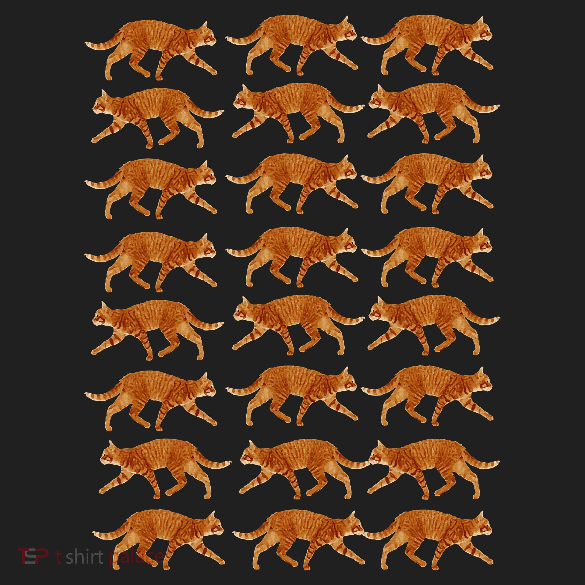 Orange Cat  Orange Tabby Cat lovers pattern Beanie