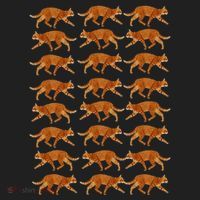 Orange Cat  Orange Tabby Cat lovers pattern Hat thumb 2
