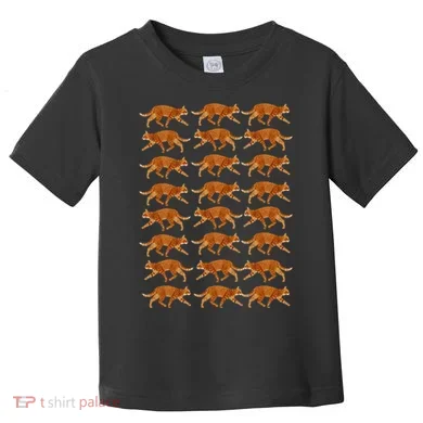 Orange Cat  Orange Tabby Cat lovers pattern Toddler T-Shirt