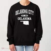 Oklahoma City Oklahoma Est 1889 Varsity Women's Sweatshirt thumb 0