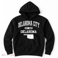 Oklahoma City Oklahoma Est 1889 Varsity Hoodie thumb 0