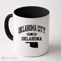 Oklahoma City Oklahoma Est 1889 Varsity Coffee Mug thumb 0