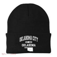 Oklahoma City Oklahoma Est 1889 Varsity Beanie thumb 0
