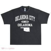 Oklahoma City Oklahoma Est 1889 Varsity Urban Oversized Heavyweight T-Shirt thumb 0